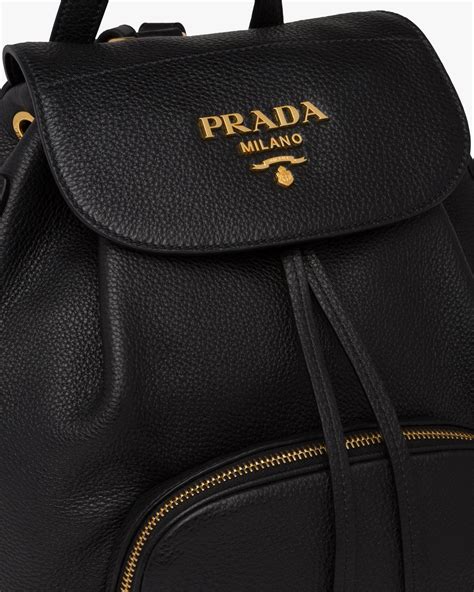 prada leather backpack sale|authentic prada backpacks.